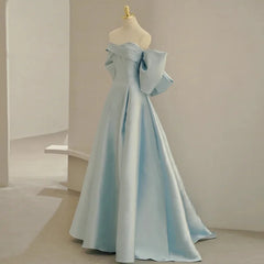 Lunivop  elegant Strapless A-line Evening Dress With Big Bow Sexy Sleeveles Formal Pageant Prom Gown Customized Floor Length Prom Dresses