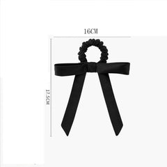 Lunivop  Elegant Cute Ribbon Bow Scrunchies Women Girl Sweet Elastic Hair Band Accessories Tie Hair Rope Headdress Headwear Ornament