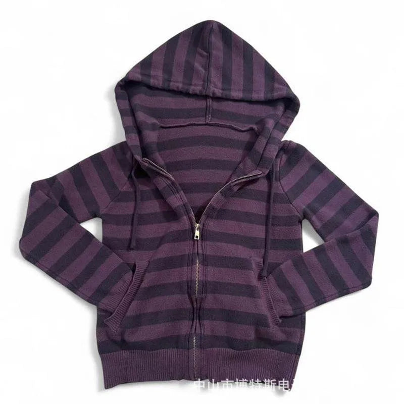 Lunivop  Women's Zip Up Color Block Hoodie Long Sleeve Regular Fit Pullover with Front Pocket Drawstring Hood Ribbed Cuff Hem Casual