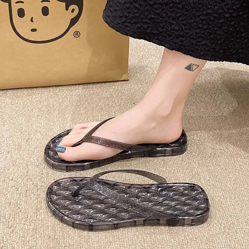 Lunivop  Woman Slippers Transparent Soft Slides H Sandal Non Slip Casual Sandals Wholesale On Promotion Shoe Luxury Shoes for Women