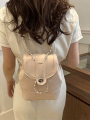 Lunivop  Silver Chain Crossbody Bag Women's Travel Bapa oulder Bag Handbag Soft PU Leather Buet ape Small Size Faionable