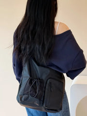 Lunivop  Korean Tote One Shoulder Large Bags for Women in Winter New Retro Large Capacity Underarm Bag