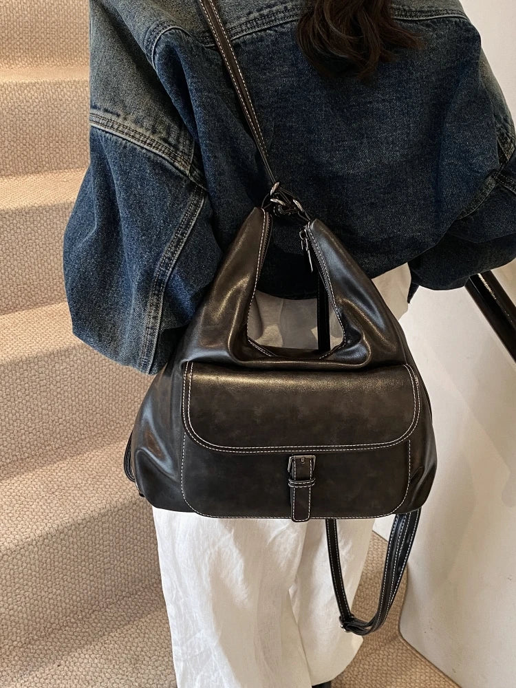 Lunivop   Large Capaci Women's Underarm Bag Vintage Retro Sle Single oulder Tote Bag for Autumn 2024 Trendy Double oulder Bag