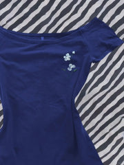 Lunivop  Simple Korea Office Lady Y2K Goth T-shirt Print Skew Collar Off Shoulder Half Sleeve Fairycore Top Minority Unique Mujer