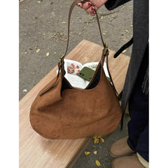Lunivop  Commuter Tote Bags with Large Capacity New Fall/Winter Women's Retro Versatile Shoulder Bag