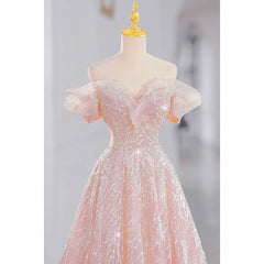 Lunivop  New Dream Pink Princess Evening Dress The Bride Is Long and Slim Paillette Sexy Formal Dress Women Elegant Evening Dresses
