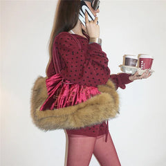 Lunivop  Y2K Two Piece Knit Polka Dot Matching Set Zip Up Long Sleeve Cropped Hoodie Cardigans and Shorts Spring Fall Women