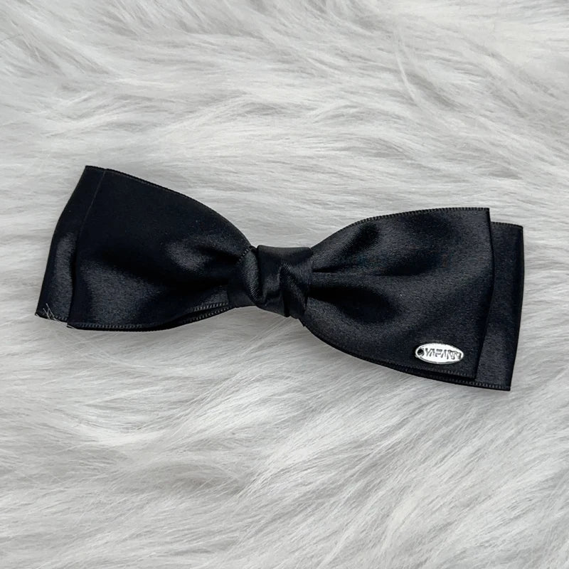 Lunivop  Women's Hair Clip Sweet Style French Double Bow Spring Clip Sweet Hair Stereo Clip Kawaii Hair Accessories Bow Clip Hair Band