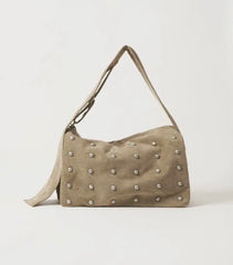 Lunivop  Rivet Decoration Large Shoulder Bag Crossbody Bags