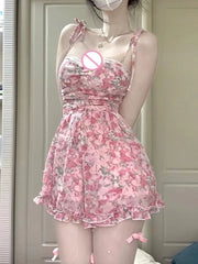 Lunivop  New In Floral Dresses Short Summer Dress Woman Trendy Mini Casual Party Fairy Clothing Ladies Dresses For Special Occasions