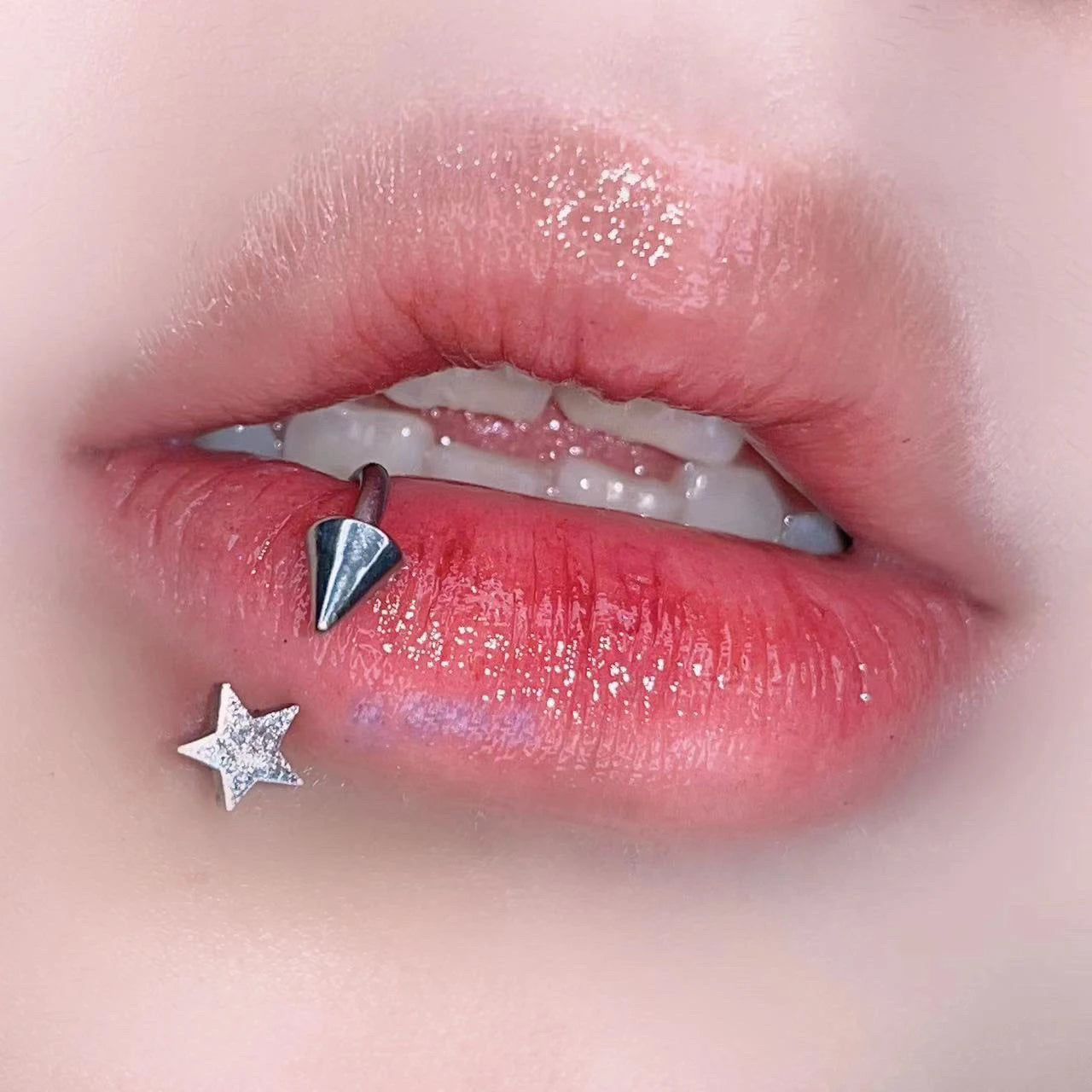 Lunivop 1PC Stainless Steel C-Shaped Lip Ring For Women Men Silver Color Star Punk Daith Septum Labret Piercing Body Jewelry Gifts