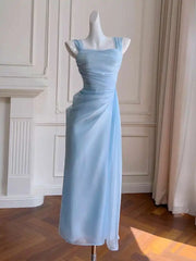 Lunivop Solid Minimalist Folds Design Dresses For Women Square Collar High Waist Sleeveless Elegant  Dress Autumn 2025