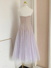 Lunivop  Fashion Women's Dress Strapless Purple Gradient Evening Party Dresses 2025 Summer New Tide