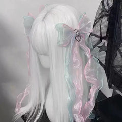 Lunivop  Pink Blue Hair Accessories Lolita Cosplay Accessories Hair Clips Y2K Hairpin Japanese Style Girls Items Y2K Accessories Bow