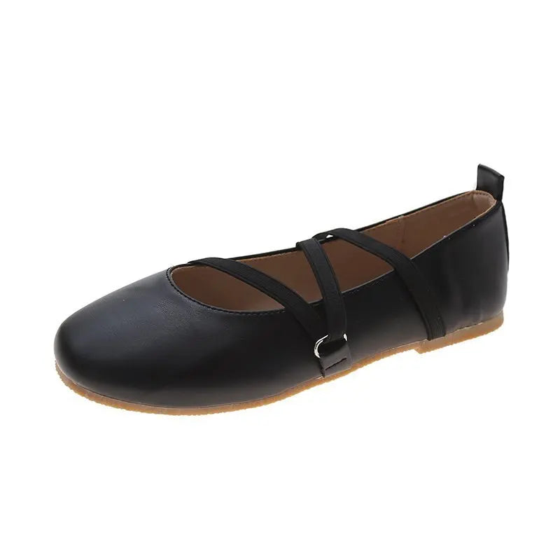 Lunivop High Quality Women's Shoes New Shallow Cut Flat Sole Shoes for Women Korean Style Fashion Soft Sole Mary Jane Shoes Zapatos
