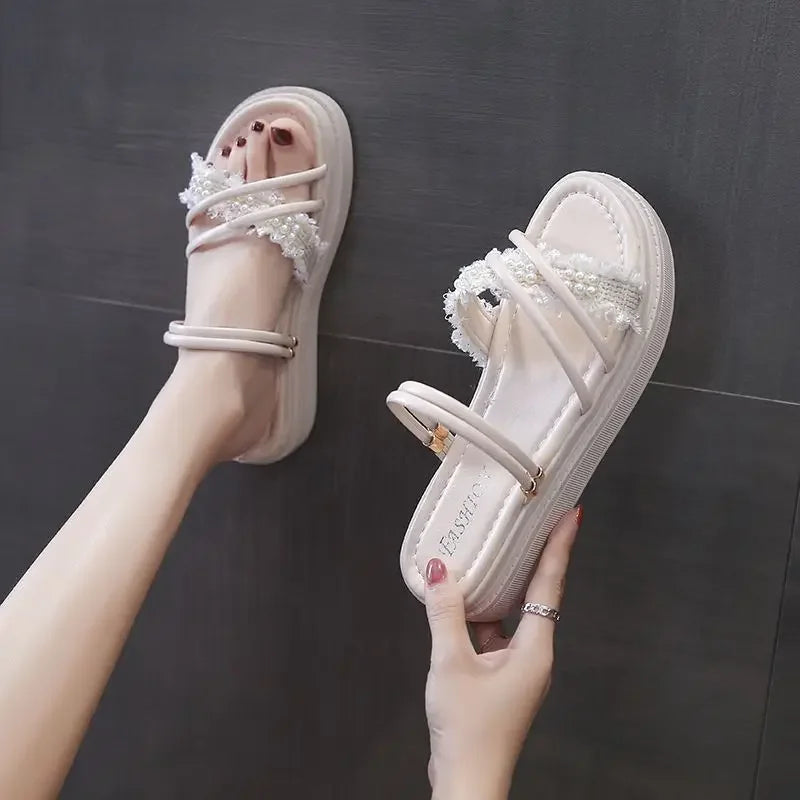 Lunivop  Open Toe Platform New Breathable Fashion Ladies Shoes High Quality Asian Size on Offer Cheap Liquidation Korea Women's Sandals