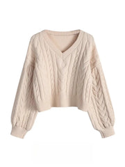 Lunivop  Women Luxury Knitting Long Sleeve V-Neck Cardigans Winter Fashion Casual Single Breasted Knitted Solid Sweater