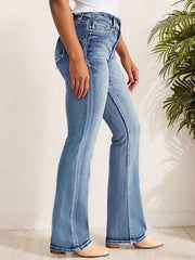 Lunivop  Women's Slim Fit Flare Jeans - Stylish Bell Bottom Pants for a Chic Look
