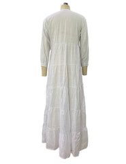 Lunivop  Summer Loose Long Sleeve Dress Casual Single Breasted Holiday Dresses Women's V Neck Pattern Printed Bohemian Style