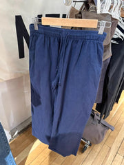 Lunivop  Fashion Navy Drawstring Loose Pants Women Autumn Sexy Low Waist Pockets Straight Long Pant Baggy Streetwear Vintage Trousers Y2K