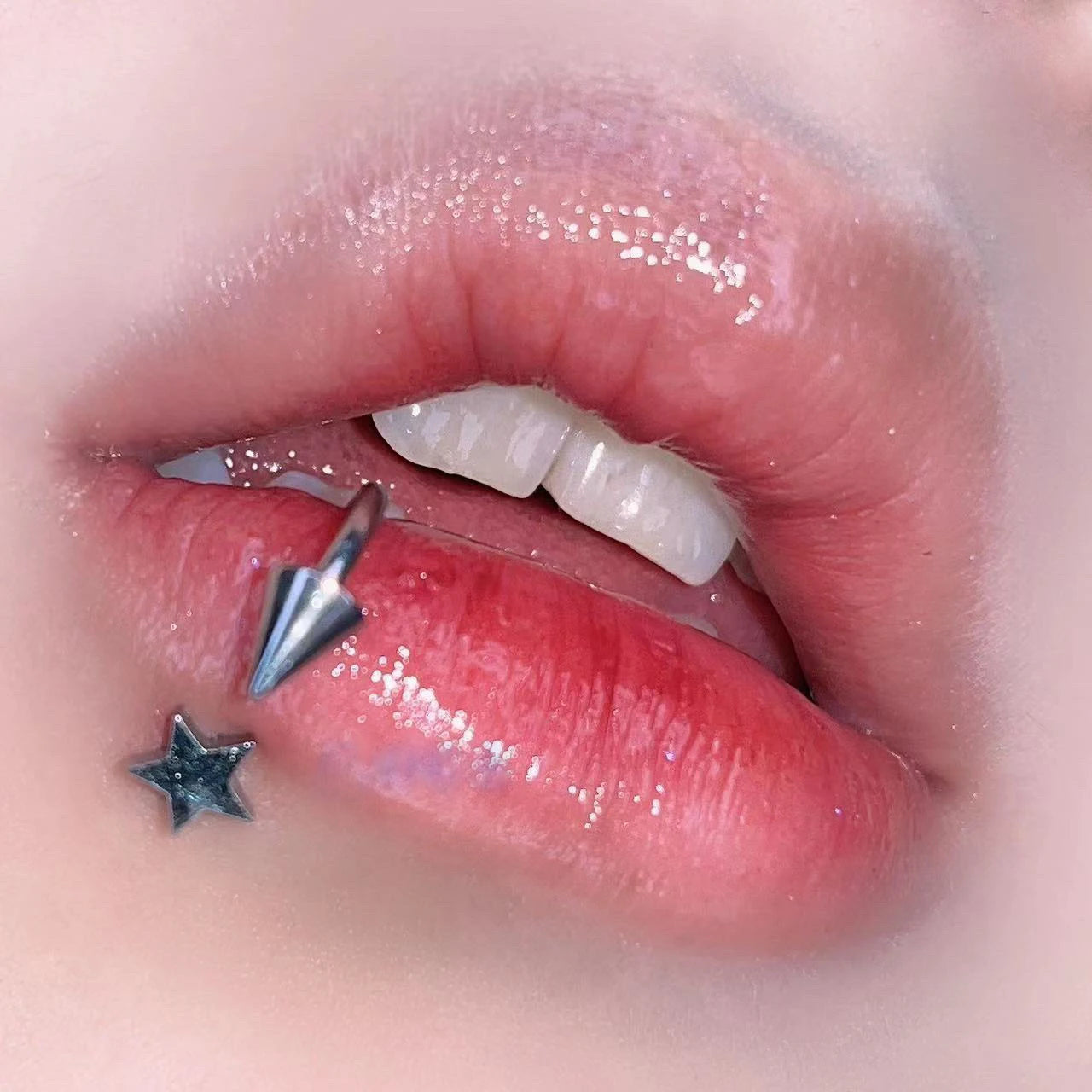 Lunivop 1PC Stainless Steel C-Shaped Lip Ring For Women Men Silver Color Star Punk Daith Septum Labret Piercing Body Jewelry Gifts