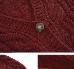 Lunivop Knit Cardigan for Women Regular Fit Button-up V-Neck Crop Sweater Jacket Teen-girl Fall Winter Vintage Outfit