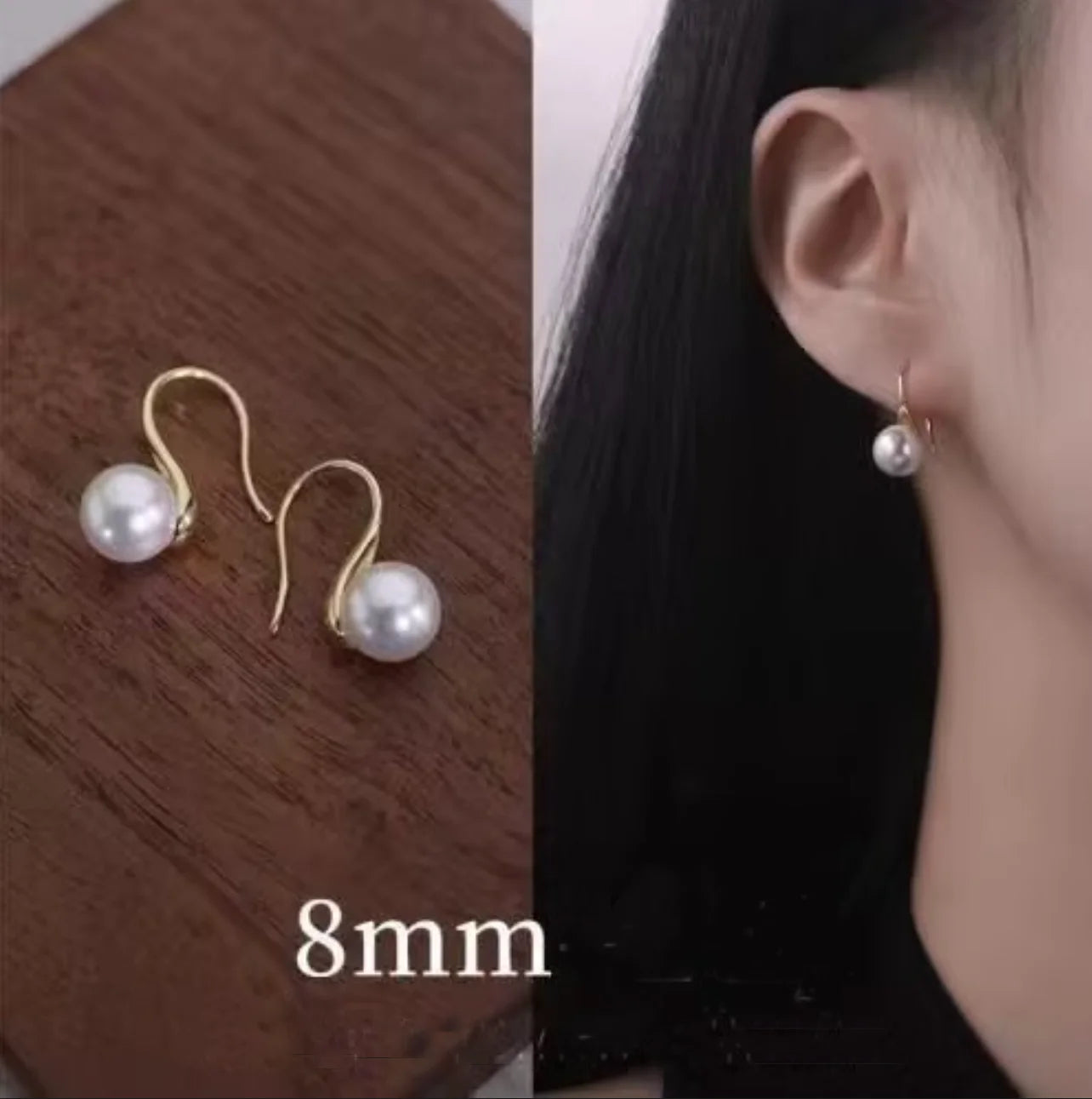 Lunivop Trendy Simple Grey White Pearl Earrings for Women Exquisite Needle Studs Sweet Elegant Party Jewelry Wedding Gifts