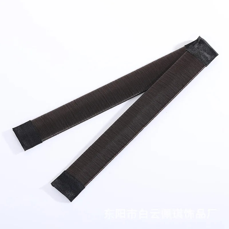 Lunivop  Simple Nylon Quick Hair Twister Ball Head Wig French Dish Made Lazy Curling Iron Bun Maker Synthetic Donuts Bud Head Band