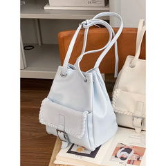 Lunivop  Versatile Bucket Crossbody Bags Korean Spring Underarm Bag for Women
