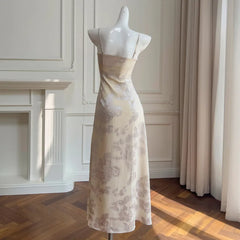 Lunivop  Fashion Women Dress Sleeveless Suspenders Lace Patchwork Brooch Female Summer Party Dresses New Tide