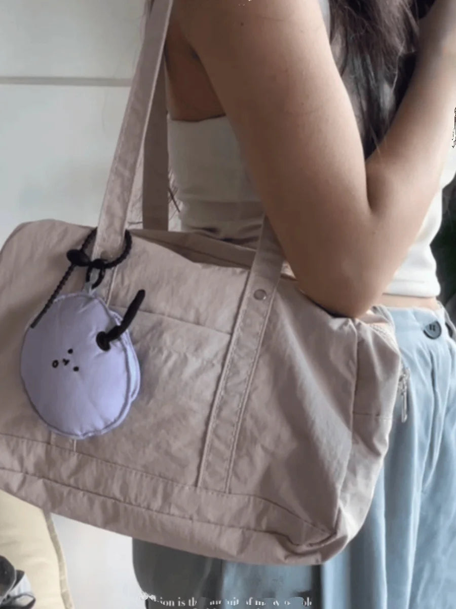 Lunivop   Large Capaci Canvas Nylon Single oulder Bag for Women Commuter Handbag 2024 New Sle Office Work Commuting Handbag