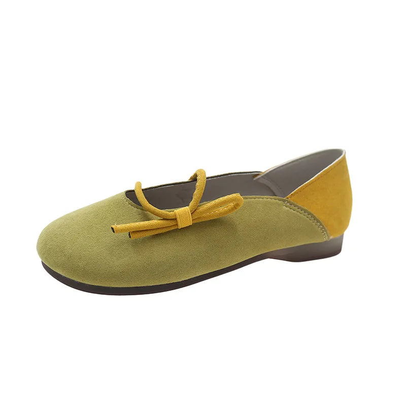 Lunivop Autumn New Retro Ethnic Style Women's Shoes Fashion Design Flat Sole Casual Shoes for Women Bowtie Shoes Zapatos De Mujer