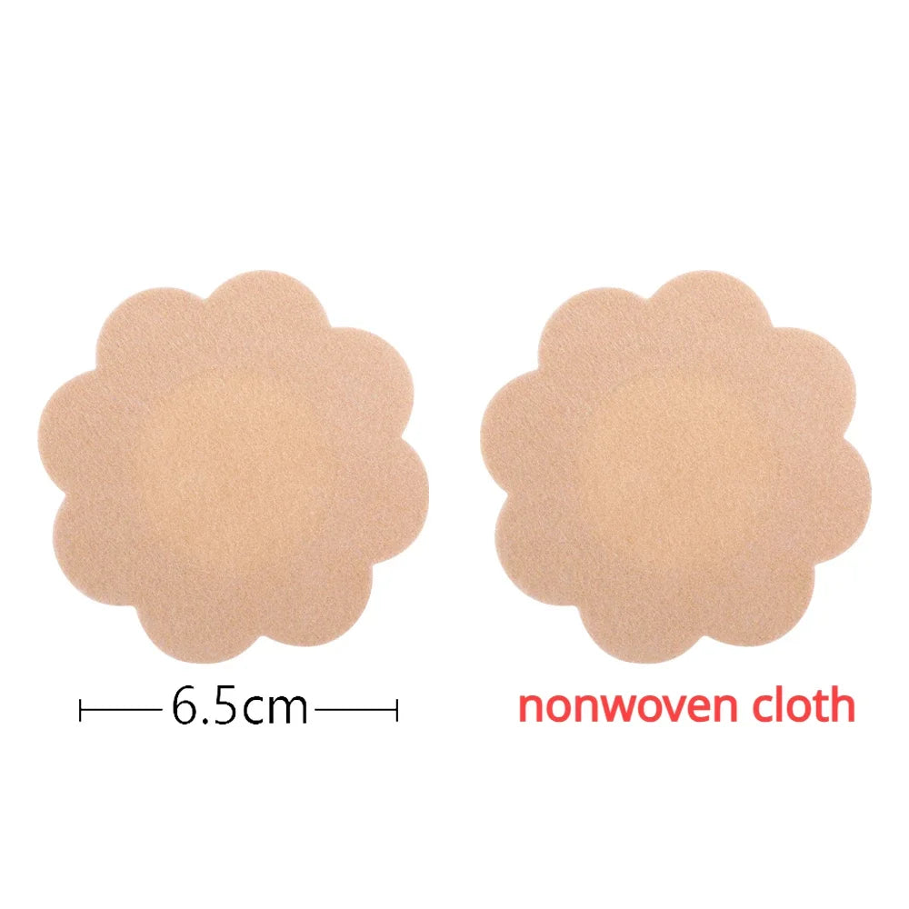 Lunivop Silicone Nipple Cover Reusable Women Adhesive Invisible Lift Up Bra Stickers Bra Breast Petals Pasty Pad Strapless Sticky Bras