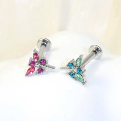 Lunivop  Labret Studs Jewelry Internally Threaded Earring Helix Studs Lip Monroe Tragus Cartilage Conch Nose Piercing