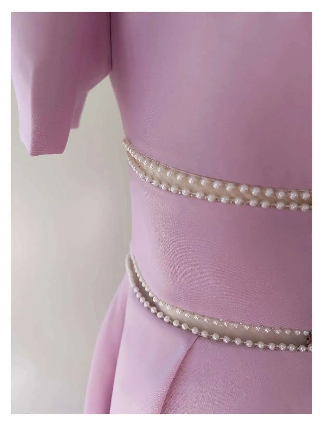 Lunivop Solid Hollow Beaded Design Long Dresses For Women Square Collar High Waist Elegant Dress Female 2025 New Clothing