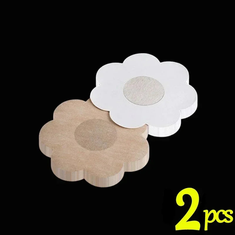 Lunivop 2-100PCS Invisible Nipple Cover Sticker Women Sexy Safety Breast  Pad Lift Tape Self-Adhesive Disposable Chest Pasti Bra Padding