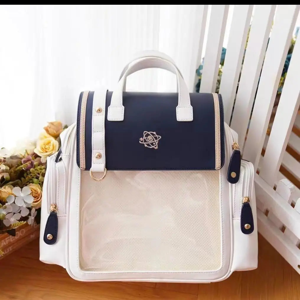 Lunivop Transparent Ita Bag Backpack Women Harajuku Aesthetic JK Uniform Mochila Schoolbag Female Large Capacity Backpacks