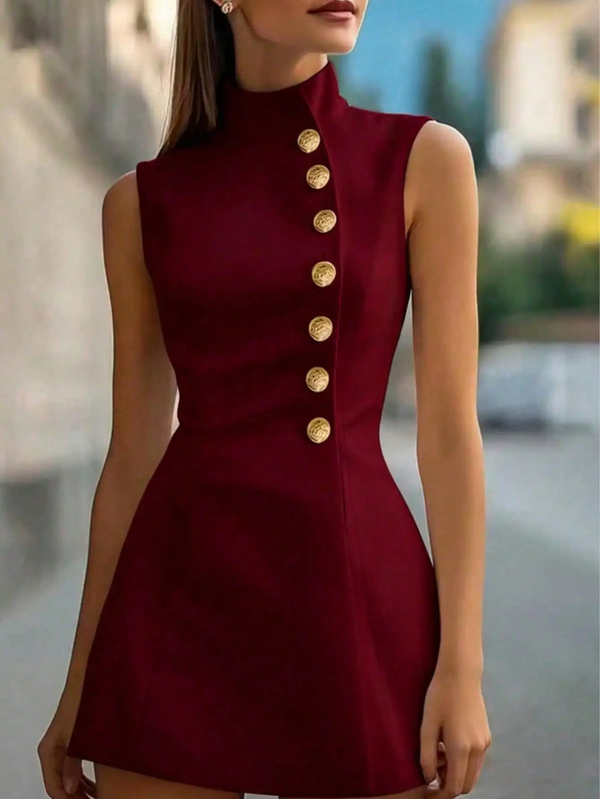 Lunivop  New Summer Women's Sleeveless Knit Dress, Casual Comfortable Elegant, Suitable For Office And Daily Wear Black