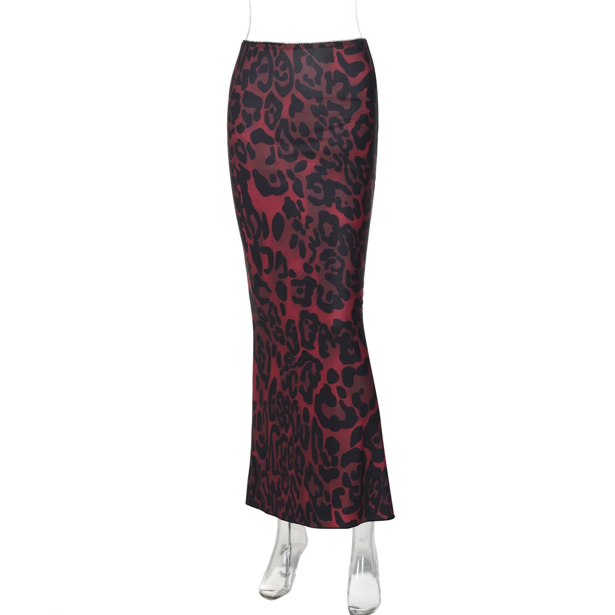 Lunivop Leopard Print Fashion Mermaid Skirt Bodycon Sexy Long Lady Casual Clothing Y2K Streetwear 2024 Wholesale Korean Skirt