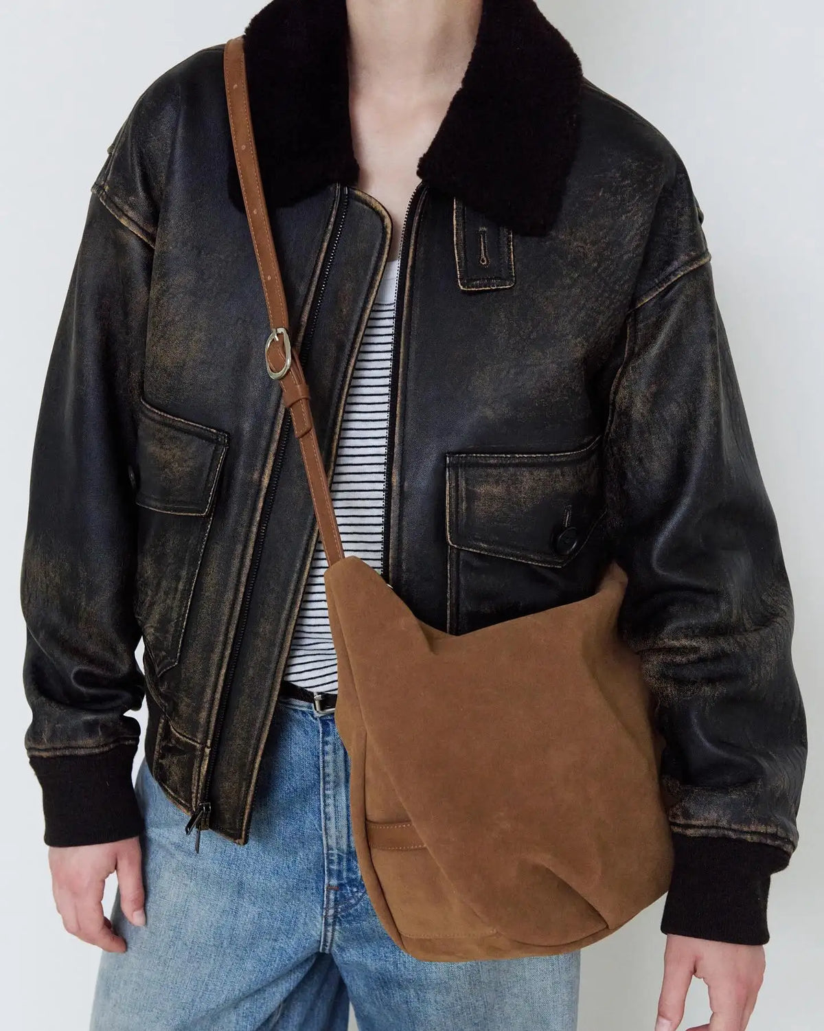 Lunivop  New Versatile Suede Diagonal Shoulder Bags Retro Frosted Large Capacity Commuting Tote Bag for Women