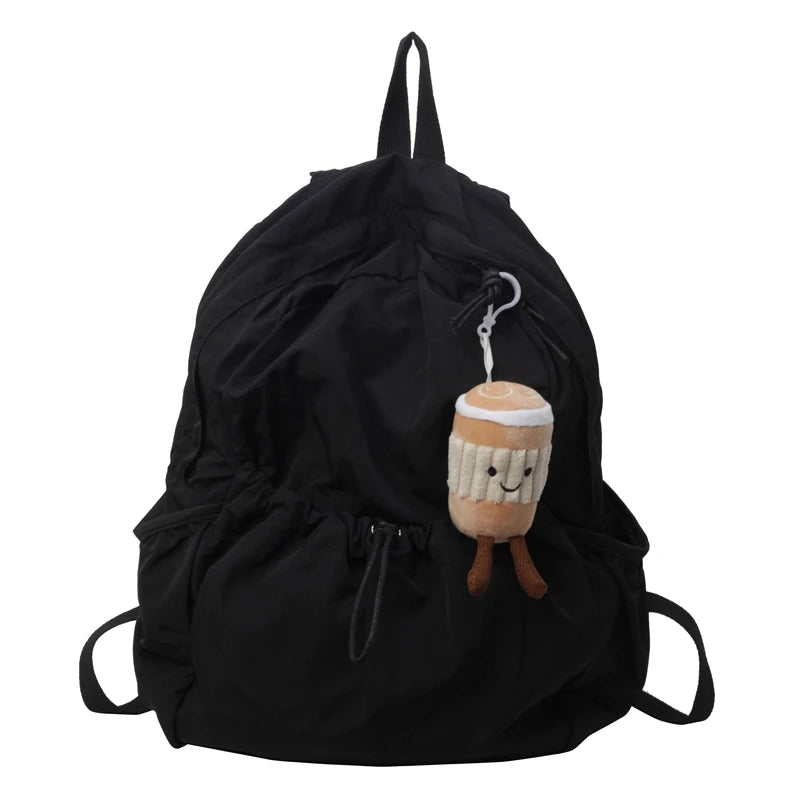 Lunivop Solid Oxford Backpacks For Women Korea Lazy Style Leisure Or Travel Bags College Style Cloth School Bags For Men Soft Light Bag