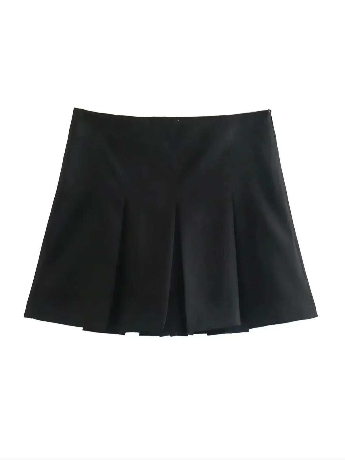 Lunivop  Vintage Dark Grey Mini Skirts Women Ruffles Pleated Sexy Shorts Skirts Female Fashion Streetwear Mujer Faldas