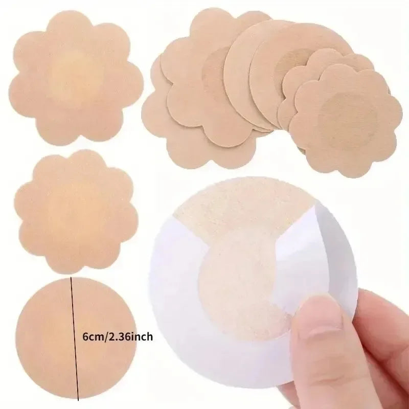 Lunivop 2-100PCS Invisible Nipple Cover Sticker Women Sexy Safety Breast  Pad Lift Tape Self-Adhesive Disposable Chest Pasti Bra Padding