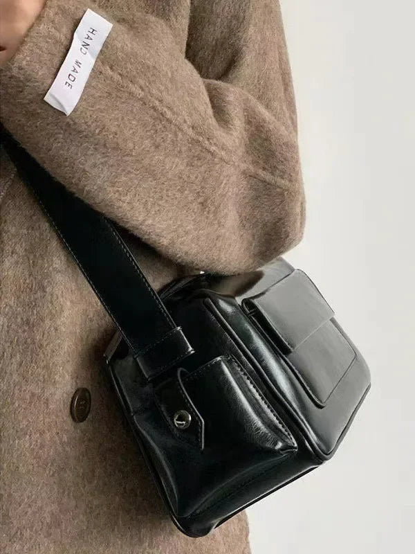 Lunivop  Fashionable Niche Wide Shoulder Strap Large Capacity Commuting Single Shoulder Crossbody Bags Boston Handbag Women's New