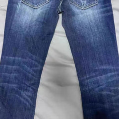 Lunivop  Retro Blue Low Rise Flare Jeans for Women Korean Slim Fit Elastic Denim Pants Woman Streetwear Hot Girl Y2K 2000S Jean Trousers