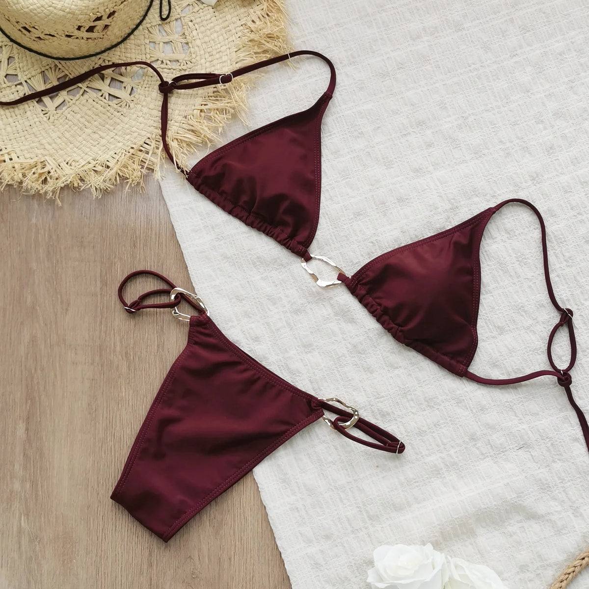 Lunivop   Shiny Bikini Sexy Women Swimsuit Push Up Swimwear Female Strappy Biquini High Waisted Bathingsuit V Bodysuit Beachwear Monokini