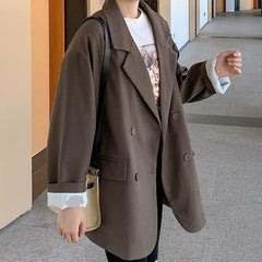 Lunivop  Spring Fashion New Women's Elegant Loose Suit Jacket with A Lapel High-end Design Sense Office Professional Versatile Jacket