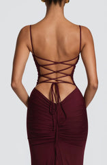 Lunivop  Spring Sexy Fashion Strapless Fine Shoulder Ruffles Advanced feeling Cleanfit Aesthetic Evening Gown Bodycon Bodice Dress