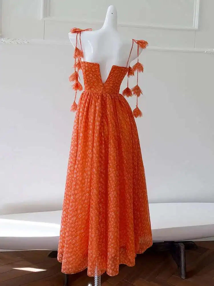 Lunivop Solid Minimalist Women's Long Dresses Slash Collar High Waist Sleeveless Elegant Dress Female 2025 New Clothing