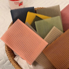 Lunivop  10Pcs Solid Color Bangs Magic Paste Posts Hair Sticker Clip Women Wash Face Makeup Velcro Patch Hair Accessories Styling Tools